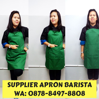 Jual Apron Barista Design Terbaru | WA: 0878-8497-8808