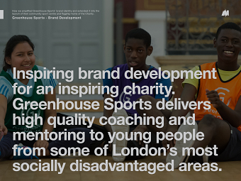Greenhouse Sports - Charity Brand Development