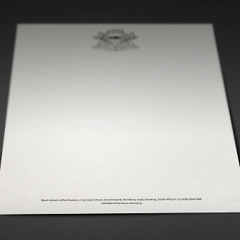 Black Velvet Coffee Roasters Branding
