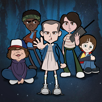 Stranger Things character design