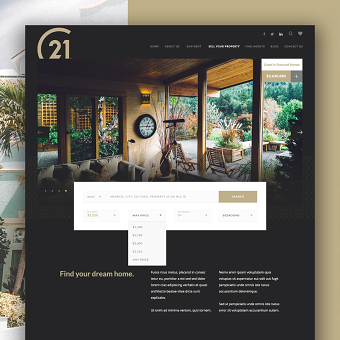 Century21 | Real Estate Landing page