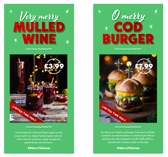 Harry Ramsden's Christmas 'Merry Fishmas' Campaign