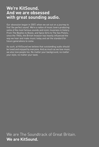 KitSound Brand Statement