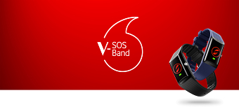V by Vodafone SOS Band