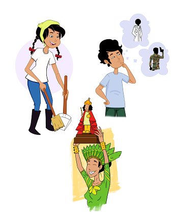 Senior High Textbook Illustrations