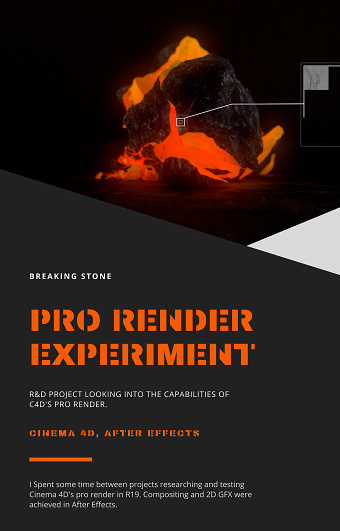 Breaking Stone - Pro Render Experiment