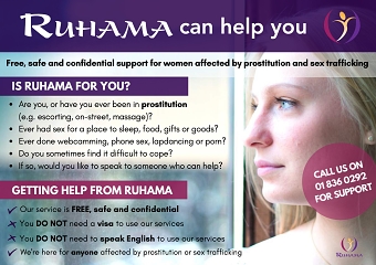 Ruhama Support Leaflet Design