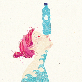Editorial illustrations for Annabelle