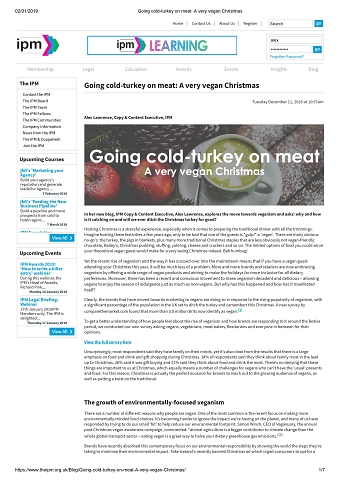 Going cold turkey on meat: a very vegan Christmas