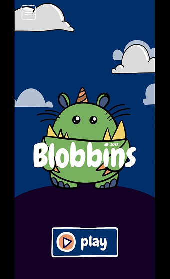 Blobbins Android Game Illustration