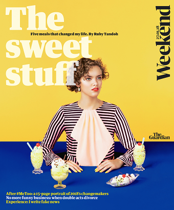 Cover Shoot : Guardian Weekend by Ilka & Franz