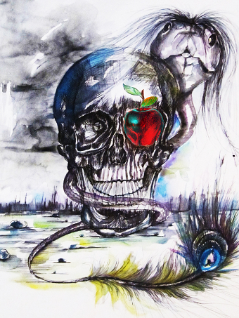 Illustration (Red Apples for Eve)