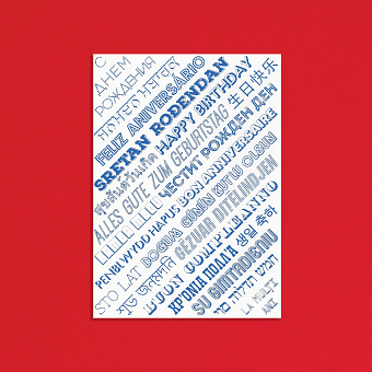 Multilingual Greeting Cards