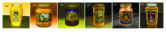 Honey jars and their labels
