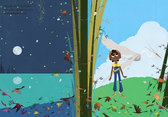 Children's book The boy and the bird