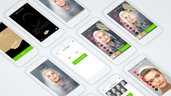 Cosmetics app UI UX