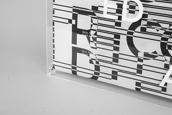 Ryoji Ikeda - exhibition poster