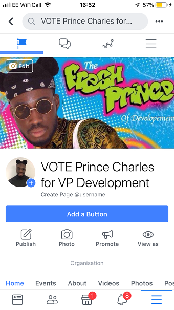Campaign Vice President of Student Development