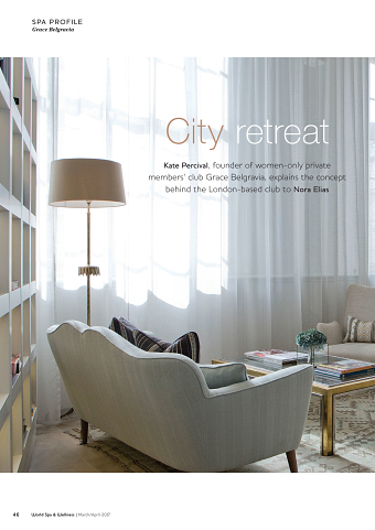 Redesign of World Spa & Wellness magazine