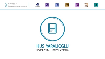 Hus Yaralioglu | Digital Artist | Showreel June 2019