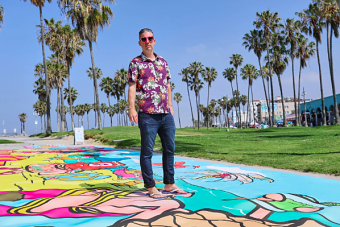 Havaianas Venice Beach Shoppable Mural with Buff Monster