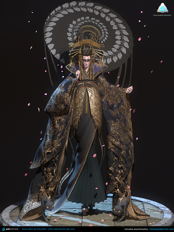 Geisha (3D real-time Model 100k tris)