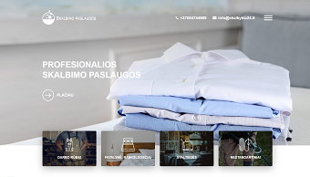 Laundry service website