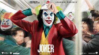 Joker- Alternative Movie Poster drawn using watercolor