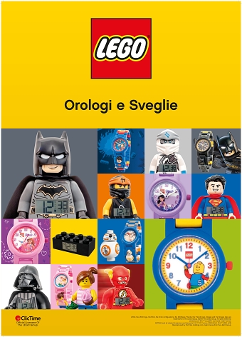 LEGO watches marketing and print