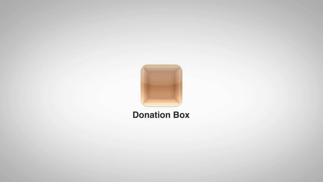 Apple Donation Box