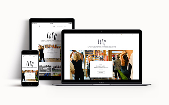 Website for Fitness & Wellness blogger