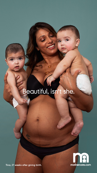 Mothercares #BodyProudMums campaign in collaboration with TFL
