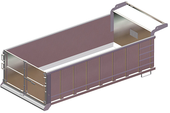 Sheet Metal Design - Large Scale Steel Container