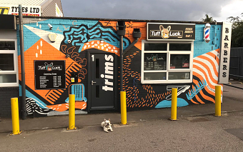 Tuff Luck Shop Mural