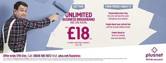 Plusnet Business Advert
