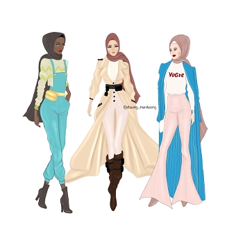 Hijab Fashion design