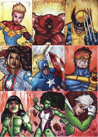 Marvel Masterpieces Sketch Cards