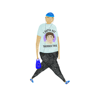 Louis Theroux: Peach Street Illustrations