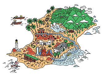 ICON magazine illustrations