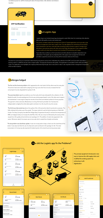 Logistic App Case Study