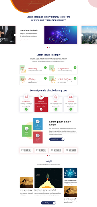 IoT Web Page Design