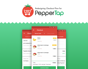 PepperTap Checkout - A Visual Redesign