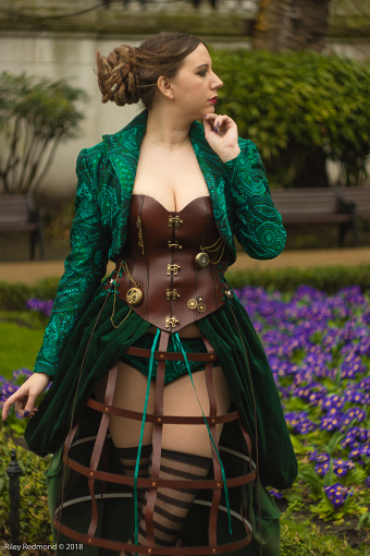 Steampunk performance and fire performance costumes