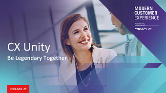 Oracle CX Unity Presentation
