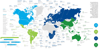 Global Presence Map