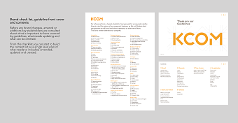 Brand guideline creation and governance