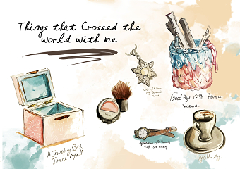 Things crossed the world with me