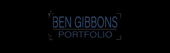Ben Gibbons Portfolio Logo with Avengers Infinity War intro style