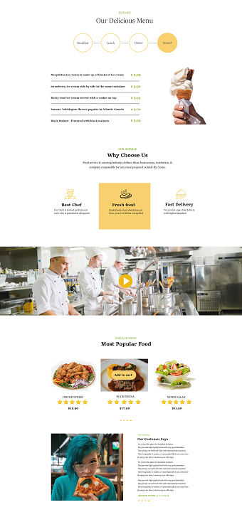 Restaurant Web Site