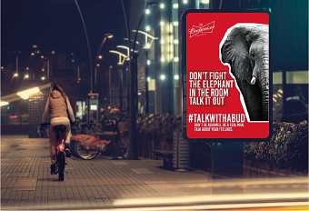 #TALKWITHABUD - Budweiser Campaign Posters